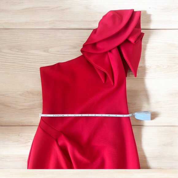 Betsy Adams Asymmetrical One-Shoulder Dress – Size 4 - Picture 7 of 8